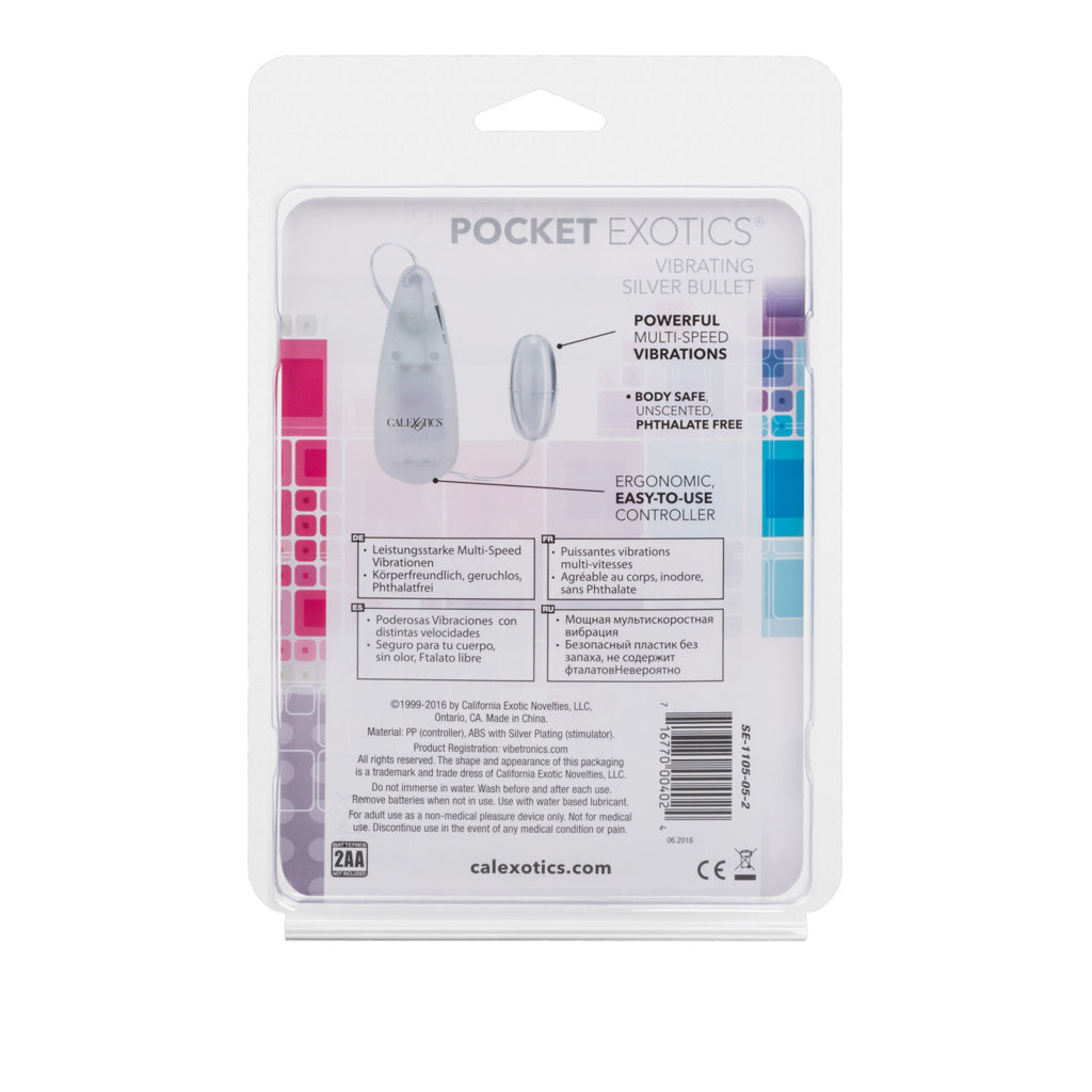 Pocket Exotics - Vibrating Bullet - Argent