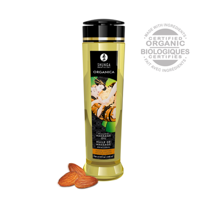 Shunga - Huile à massage - Douceur d'Amande Organica