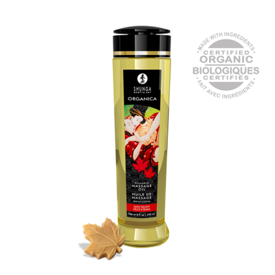 Shunga - Huile à massage - Délice d'Érable Organica