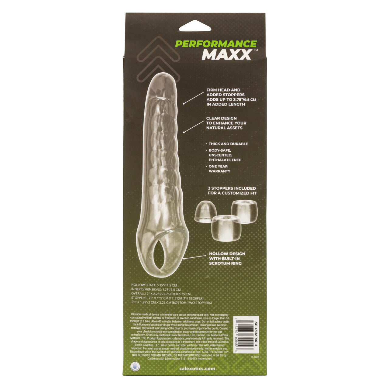 Performance Maxx - Clear Ridged Extension Set