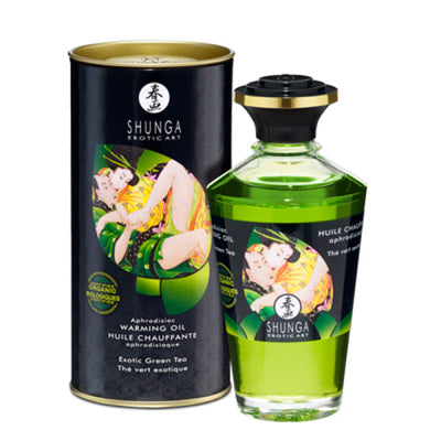 Shunga - Huile Aphrodisiaque - Thé Vert Exotique - Organique