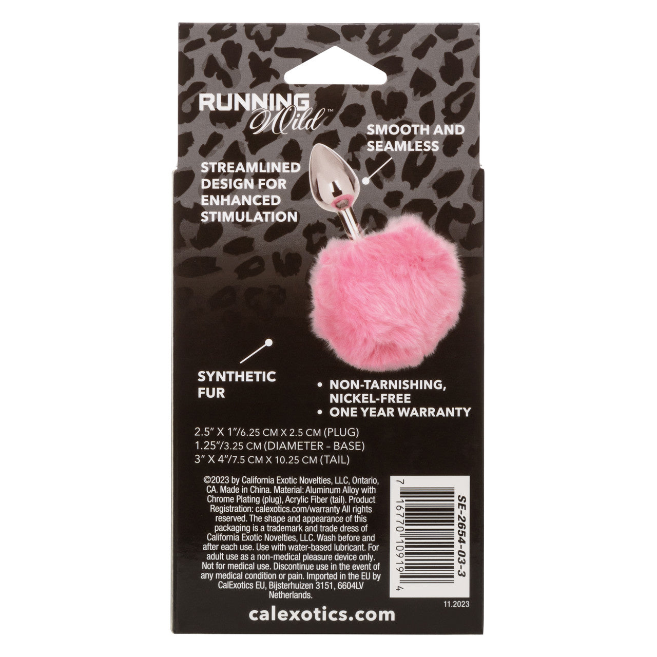 Running Wild - Pink Bunny Tail
