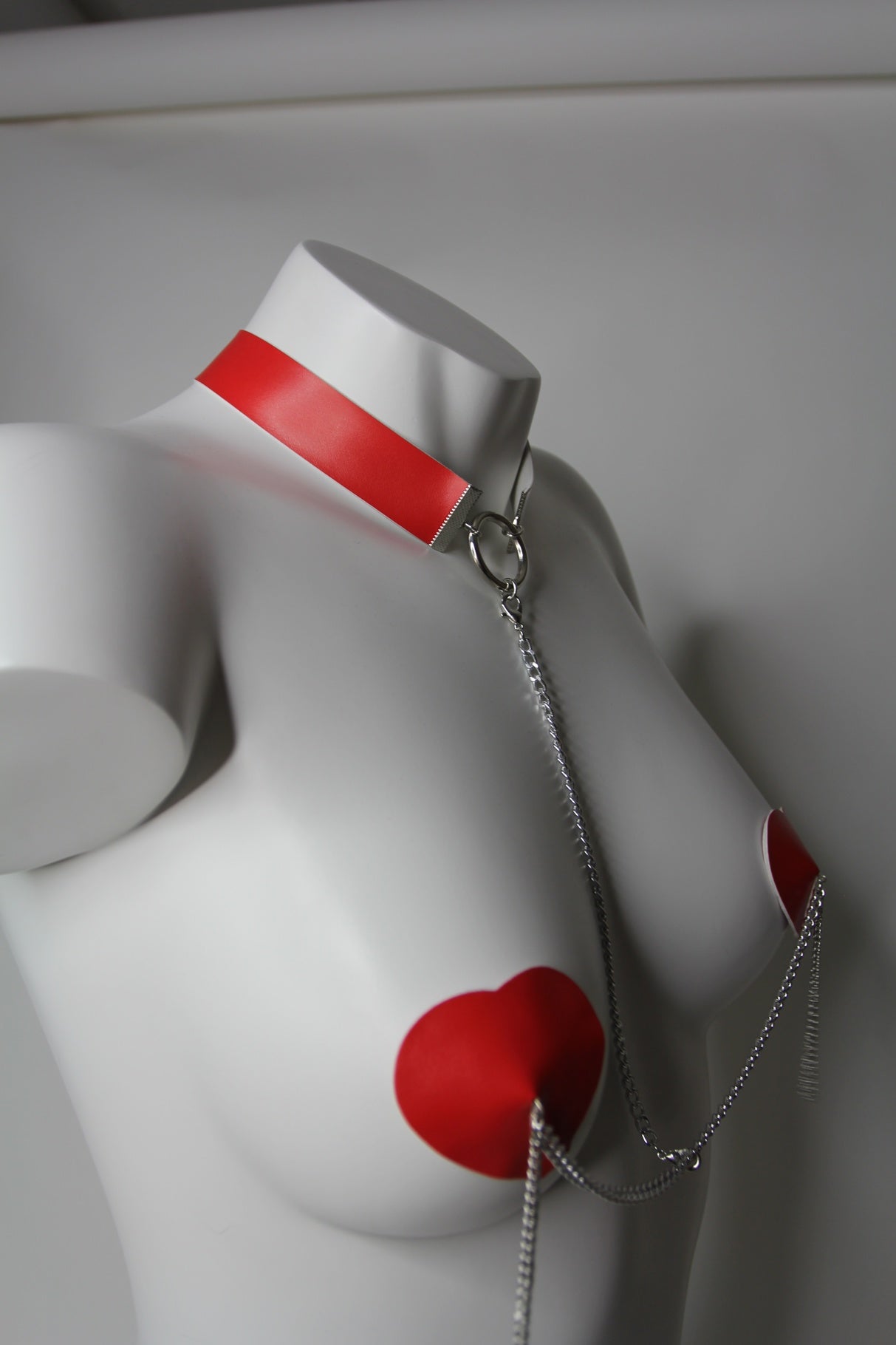 Nipplicious - Pasties & Collier Dominatrix - Rouge