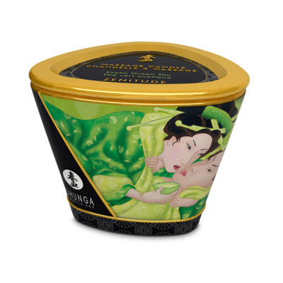 Shunga - Chandelle à Massage - Zenitude - Thé vert exotique