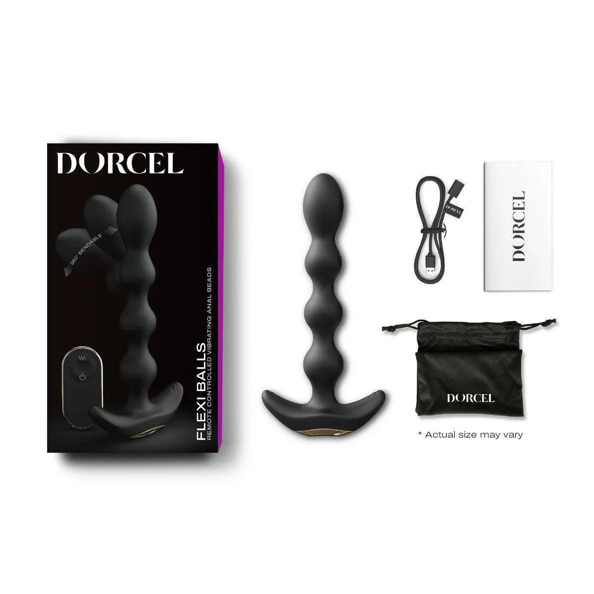 Dorcel - Flexi Balls Anal Beads - Noir