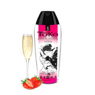 Shunga - Lubrifiant Toko - Vin Pétillant À La Fraise