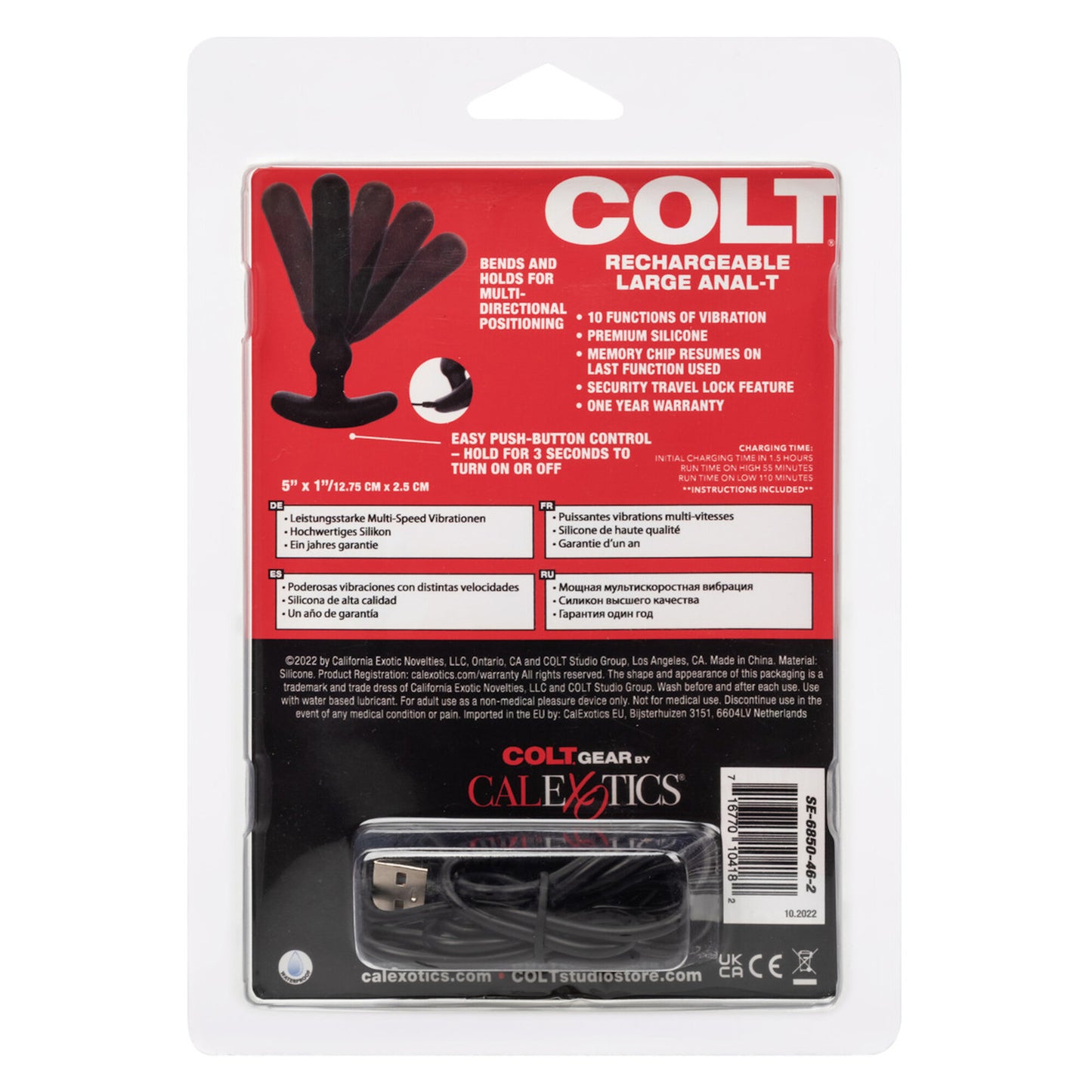 Colt - Anal T Rechargeable Large