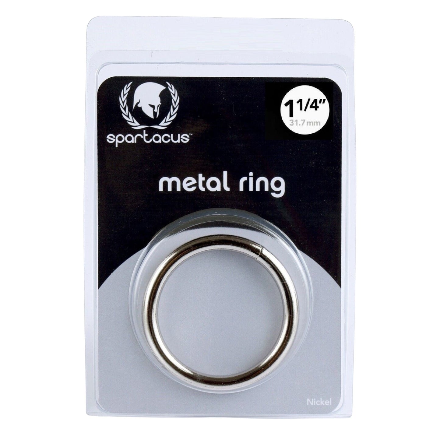 Spartacus - Nickel Cock Ring - 1.25 pouces