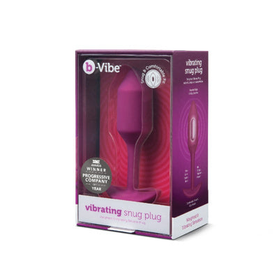 B-Vibe - Vibrating Snug Plug Médium - Rose