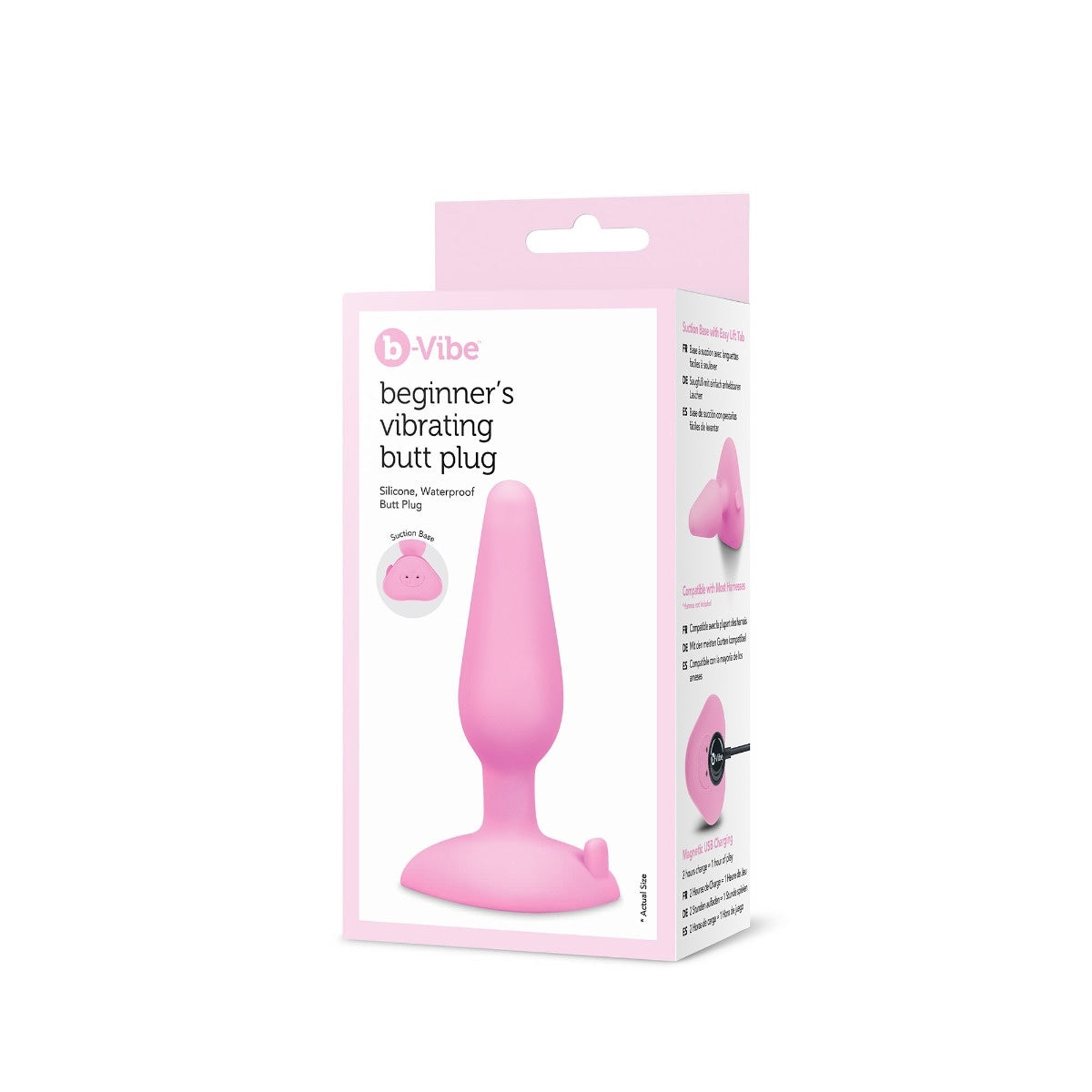 B-Vibe - Beginner's Vibrating Butt Plug - Rose