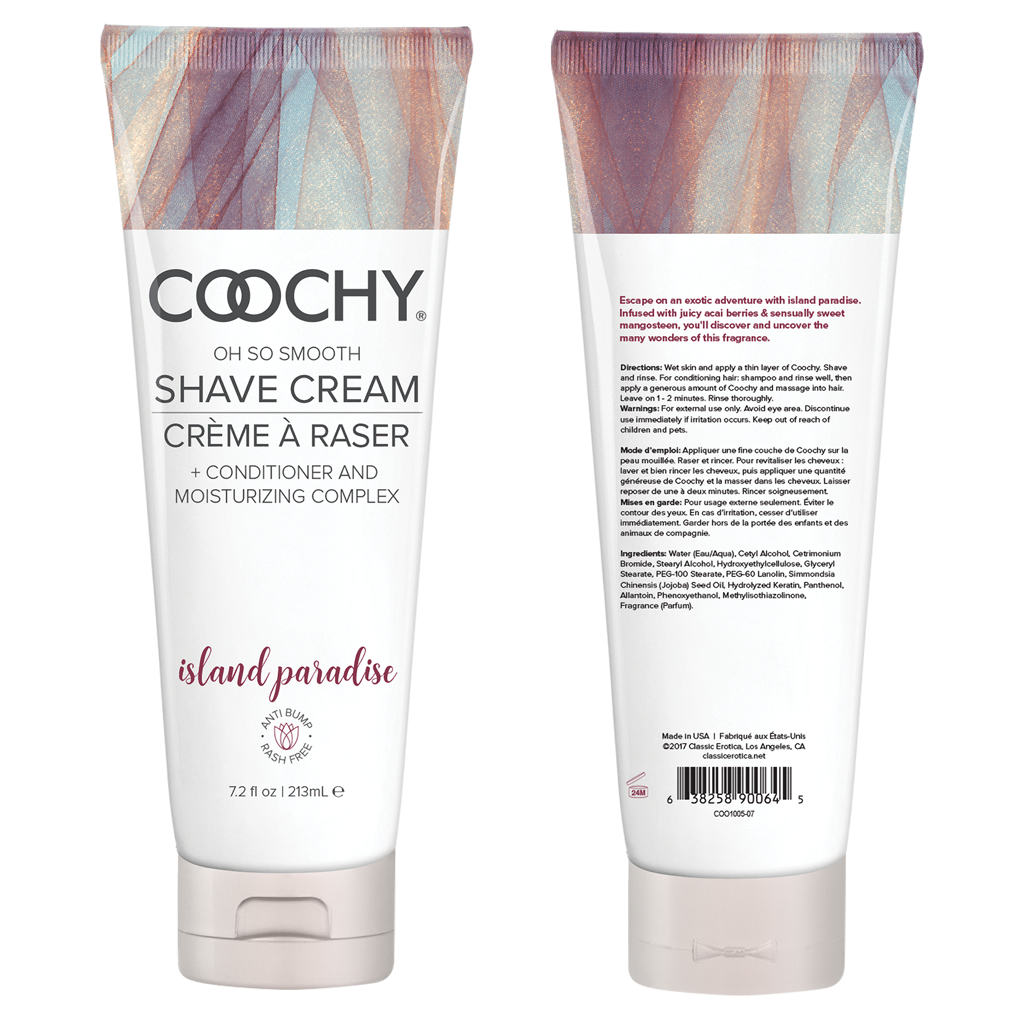 COOCHY - Crème à Raser - Ile Paradisiaque 213ml