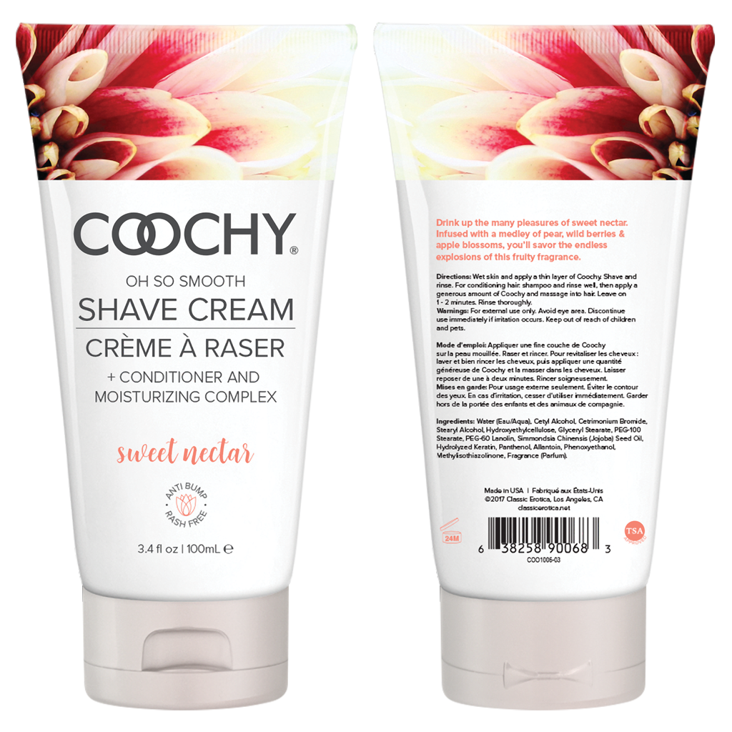 COOCHY - Crème à Raser - Nectar Sucré 100ml