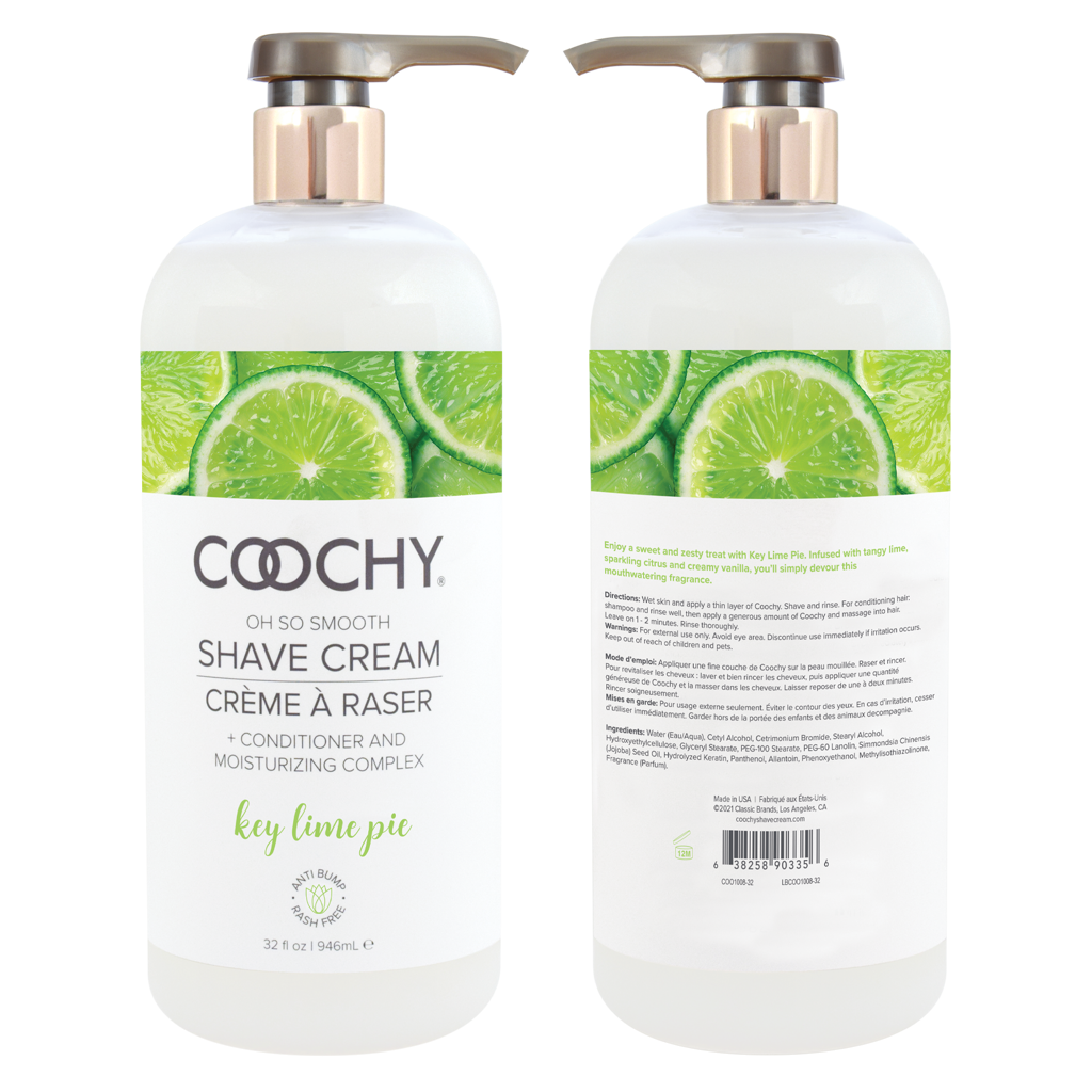 COOCHY - Crème à Raser - Tarte au Citron Vert 946ml
