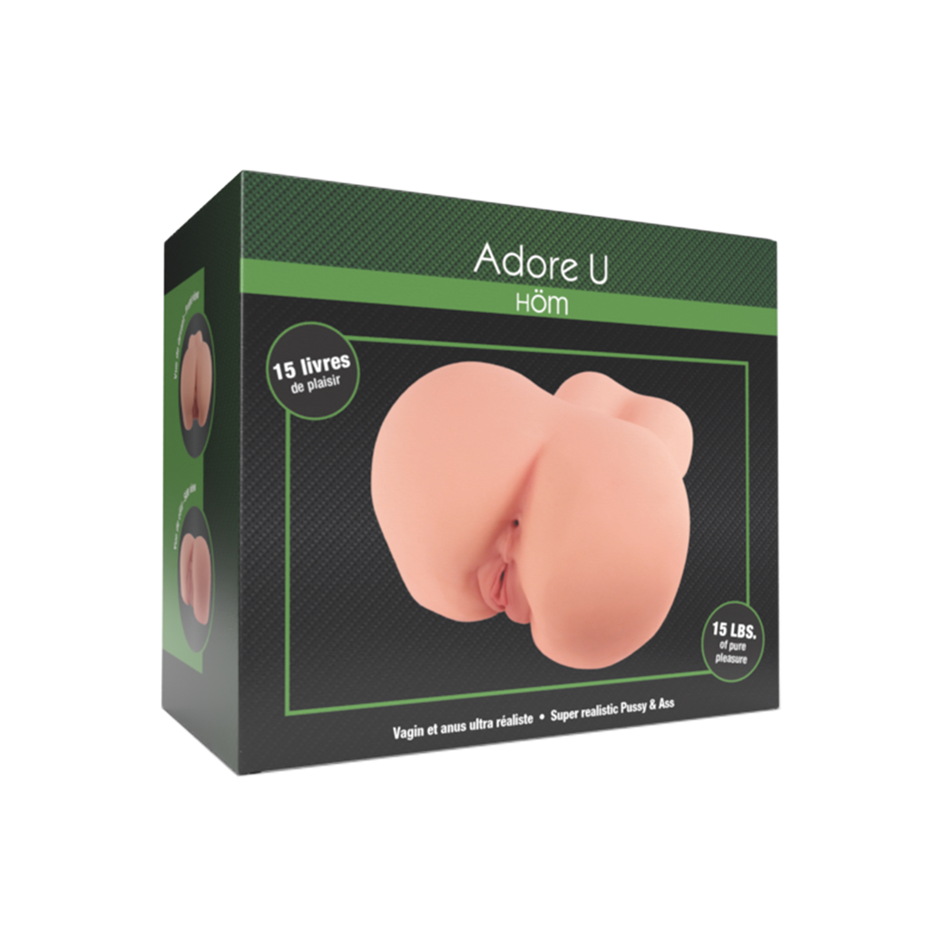 Adore U Höm - Vagin et Anus Ultra Réaliste - 15 Livres
