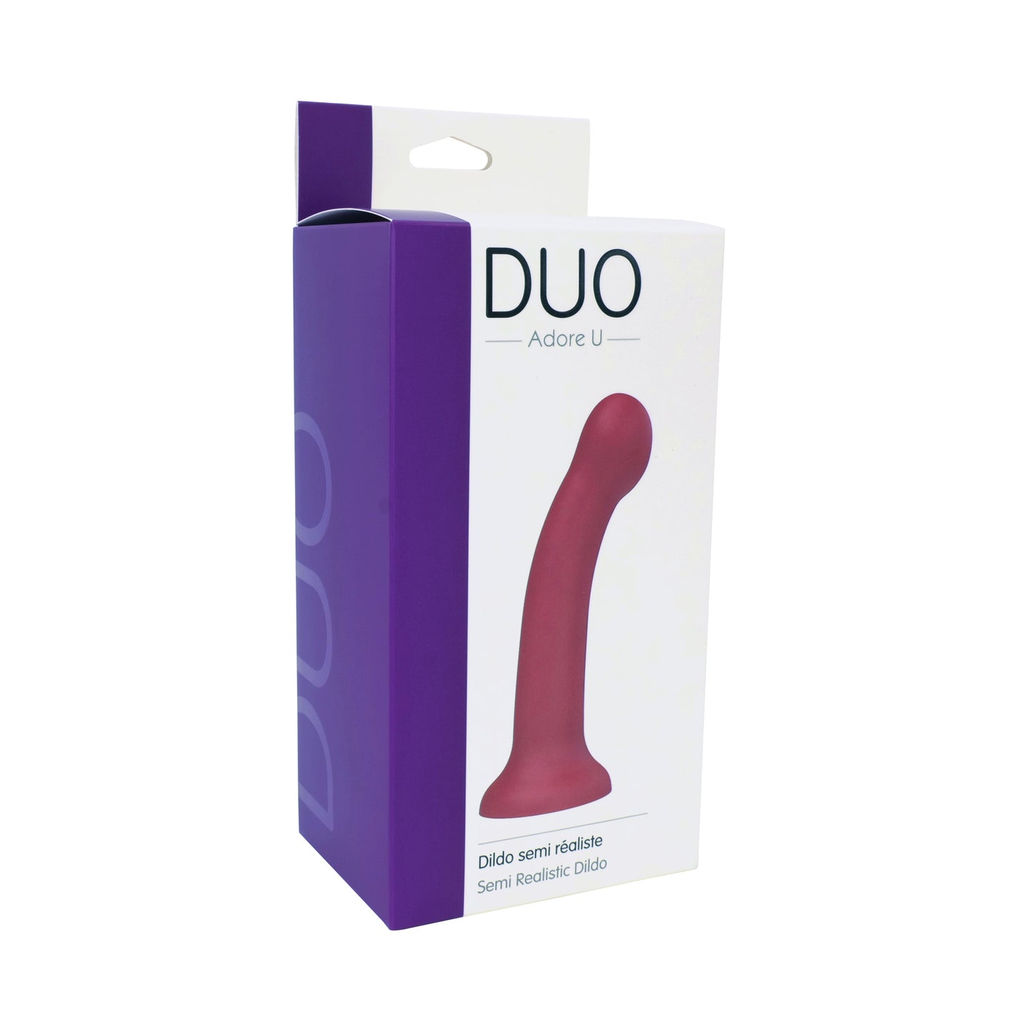 Adore U - DUO - Dildo Semi Realiste - Rouge