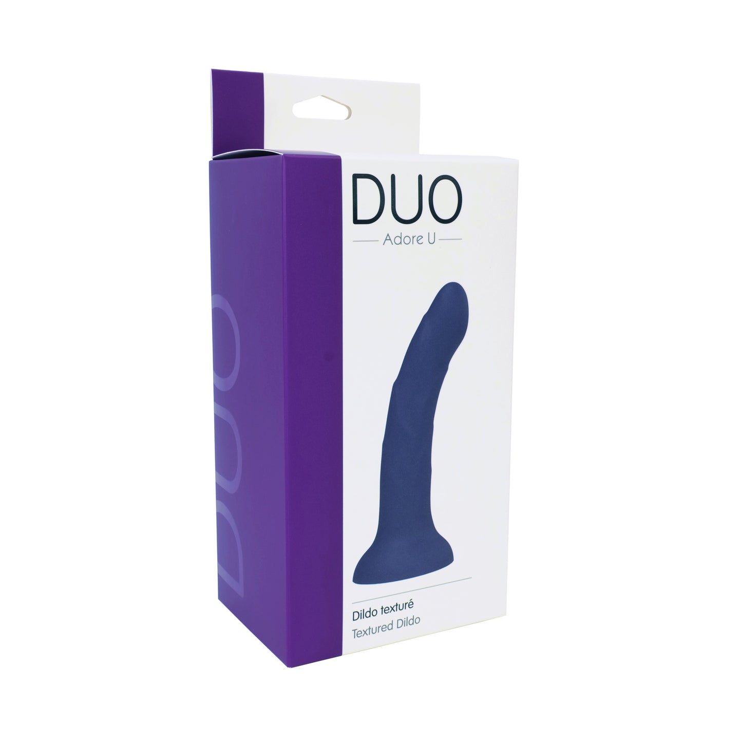 Adore U - DUO - Dildo Texture - Bleu