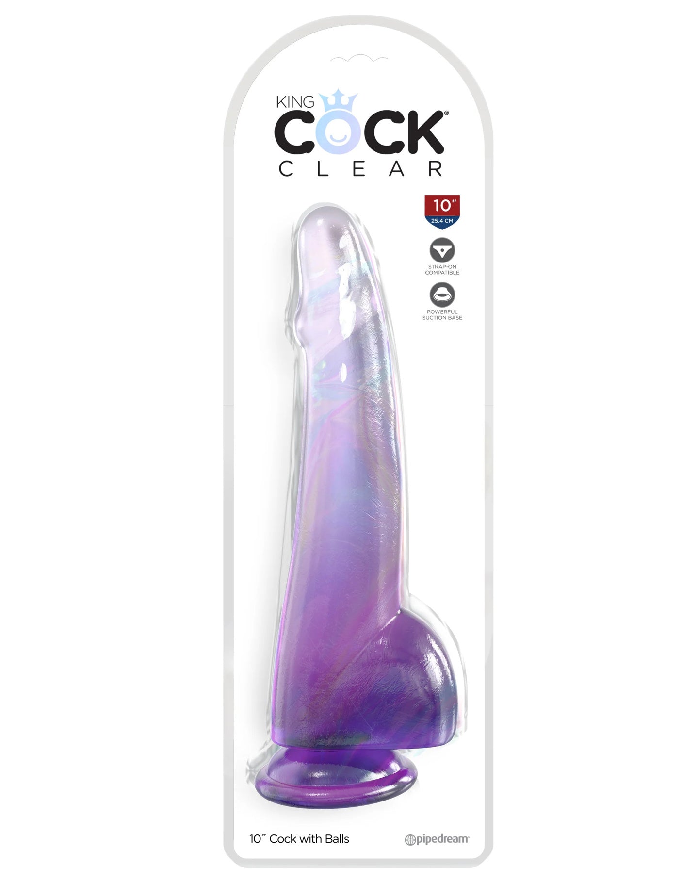 King Cock - Dildo 10 po - Mauve