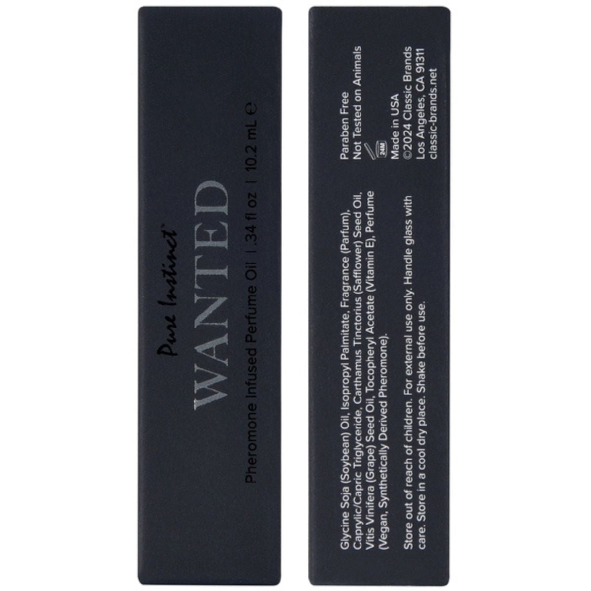 Pure Instinct - Huile De Parfum Infusé aux Phéromones - Wanted 10.2ml