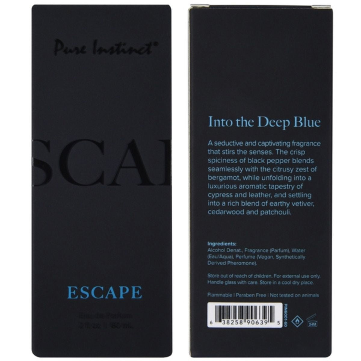 Pure Instinct - Parfum Infusé Aux Phéromones - Escape 60ml