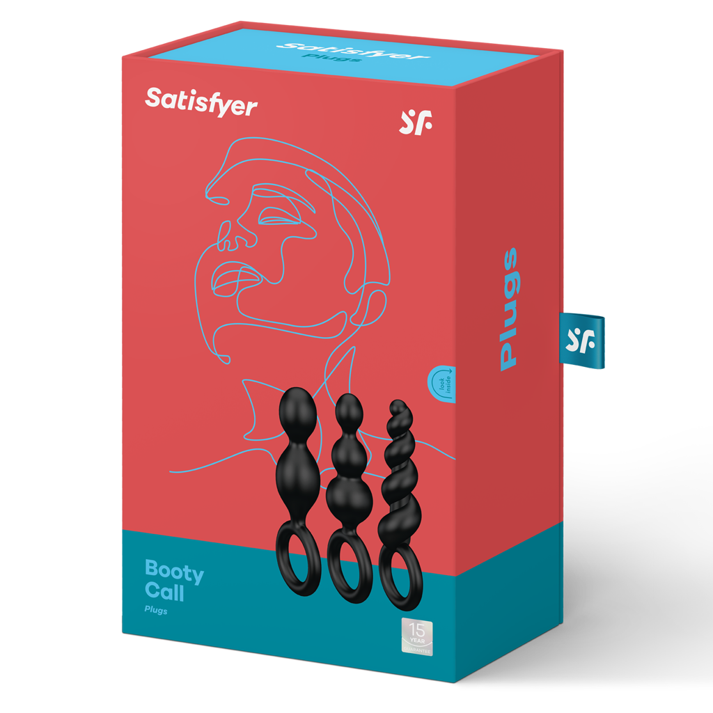 Satisfyer - Trio Plugs - Noir