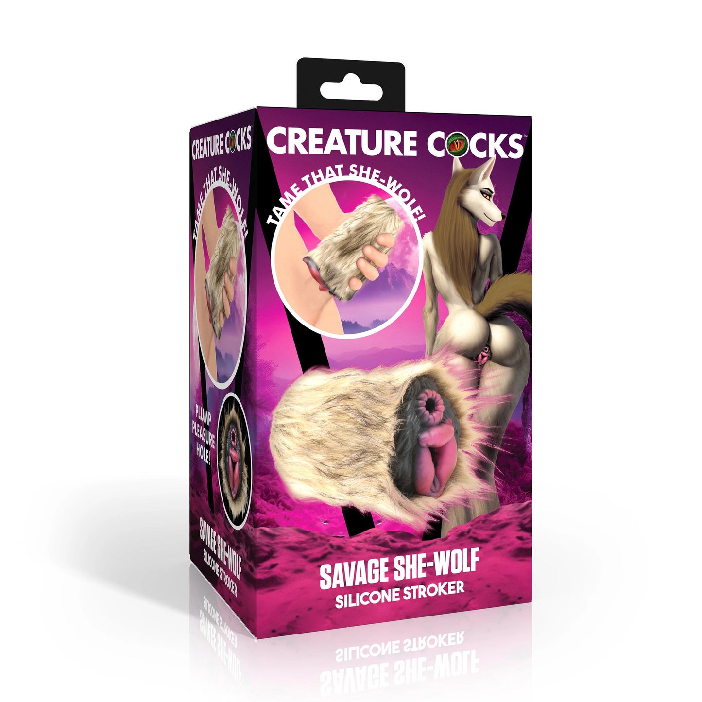 Creature Cock - Savage She-Wolf Stroker