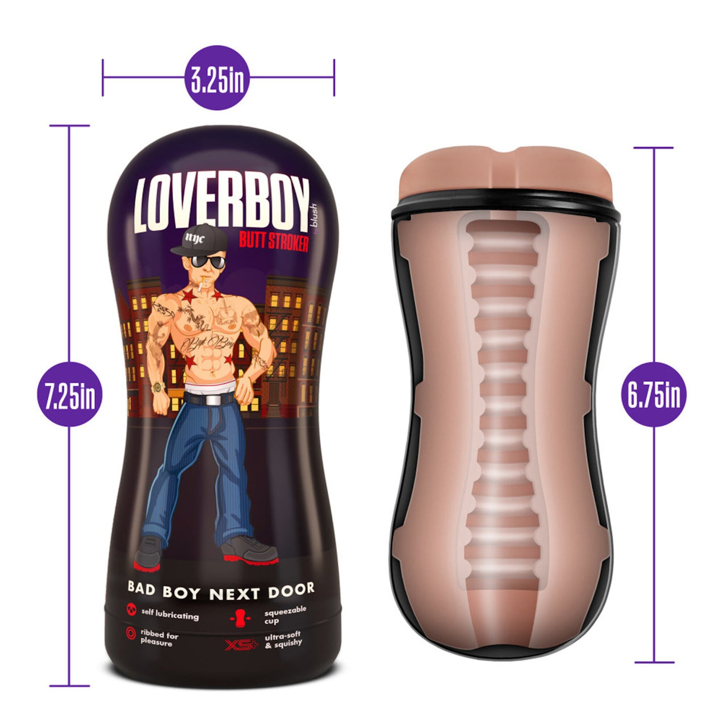 Coverboy - Bad Boy Next Door Stroker - Beige