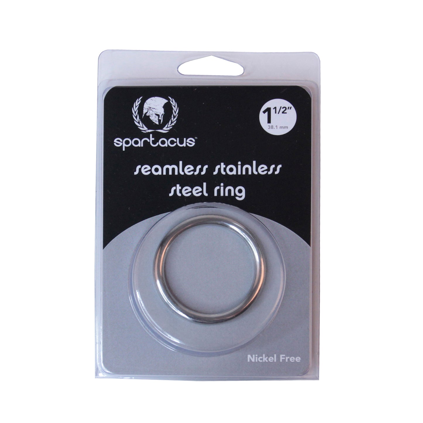 Spartacus - Seamless Stainless C-Ring- 1.5'' - Argent