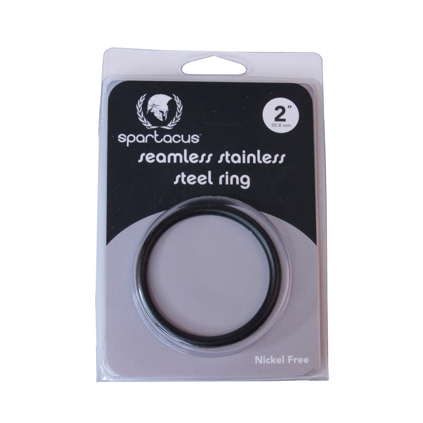 Spartacus - Seamless Stainless C-Ring- 2'' - Noir