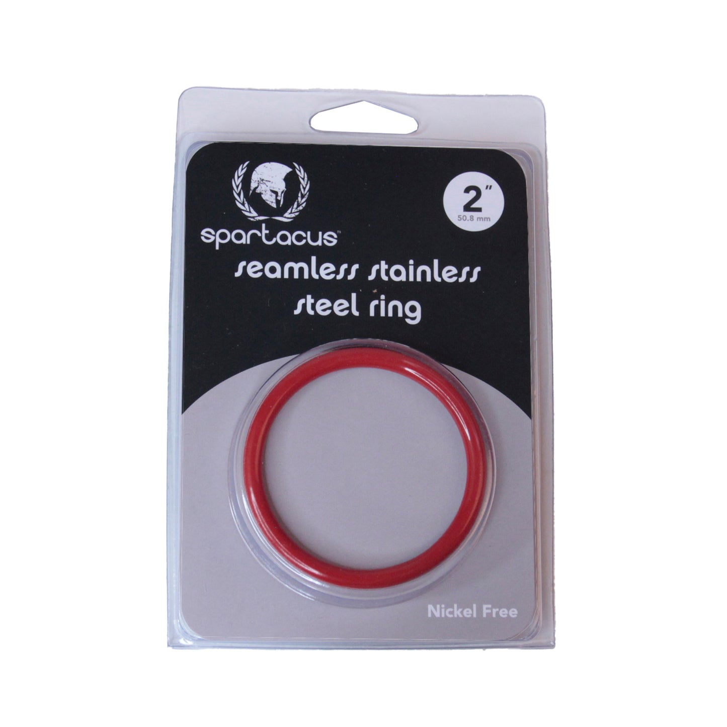 Spartacus - Seamless Stainless C-Ring- 2'' - Rouge