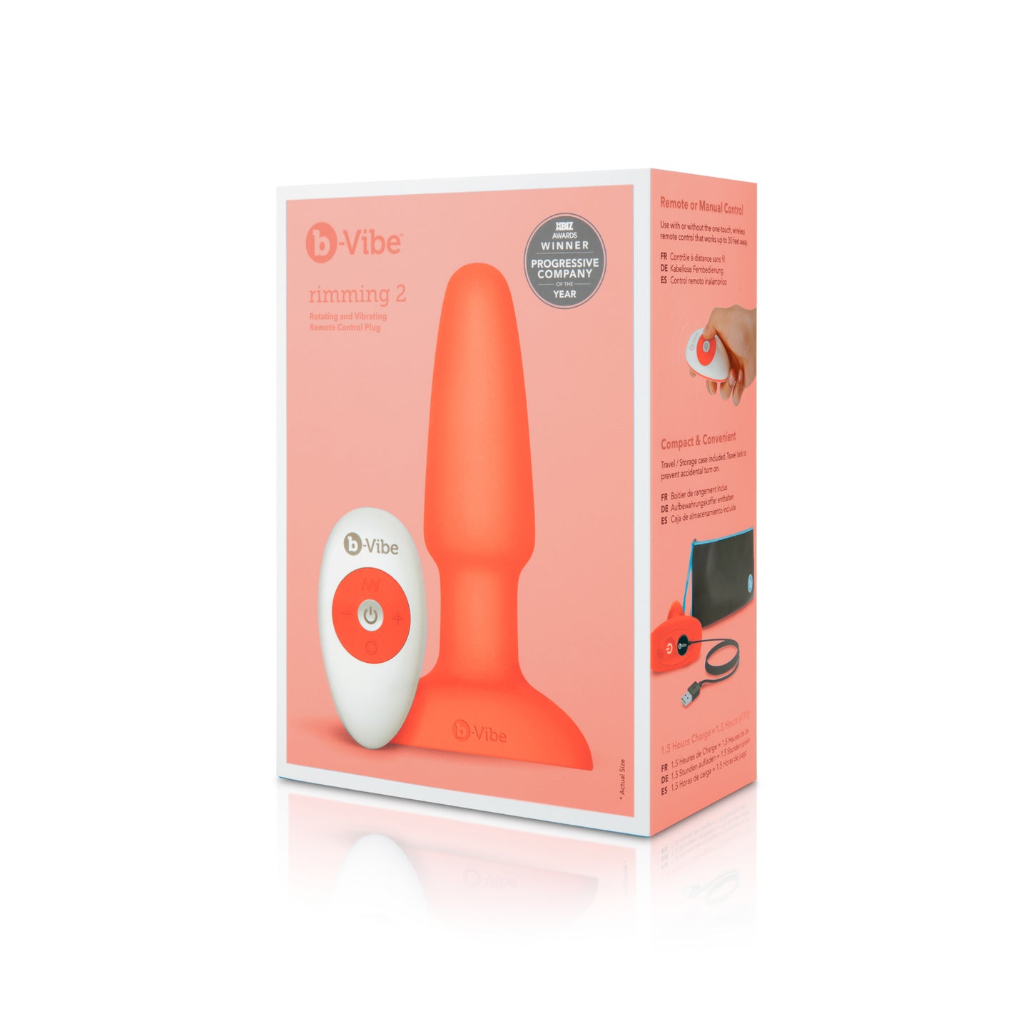 B-Vibe - Rimming Plug V2 - Orange