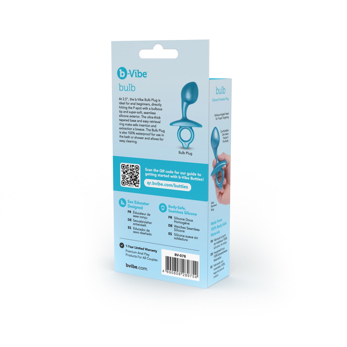 B-Vibe - Bulb - Silicone Prostate Plug