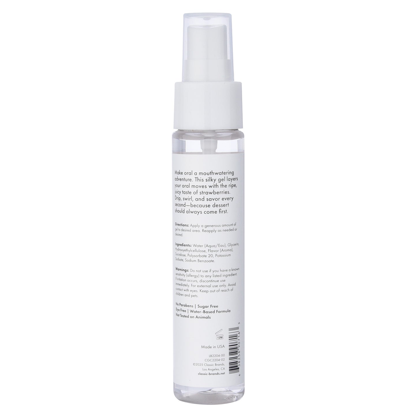 CG - Blow Me Gel Sexe Oral - Fraise 2oz