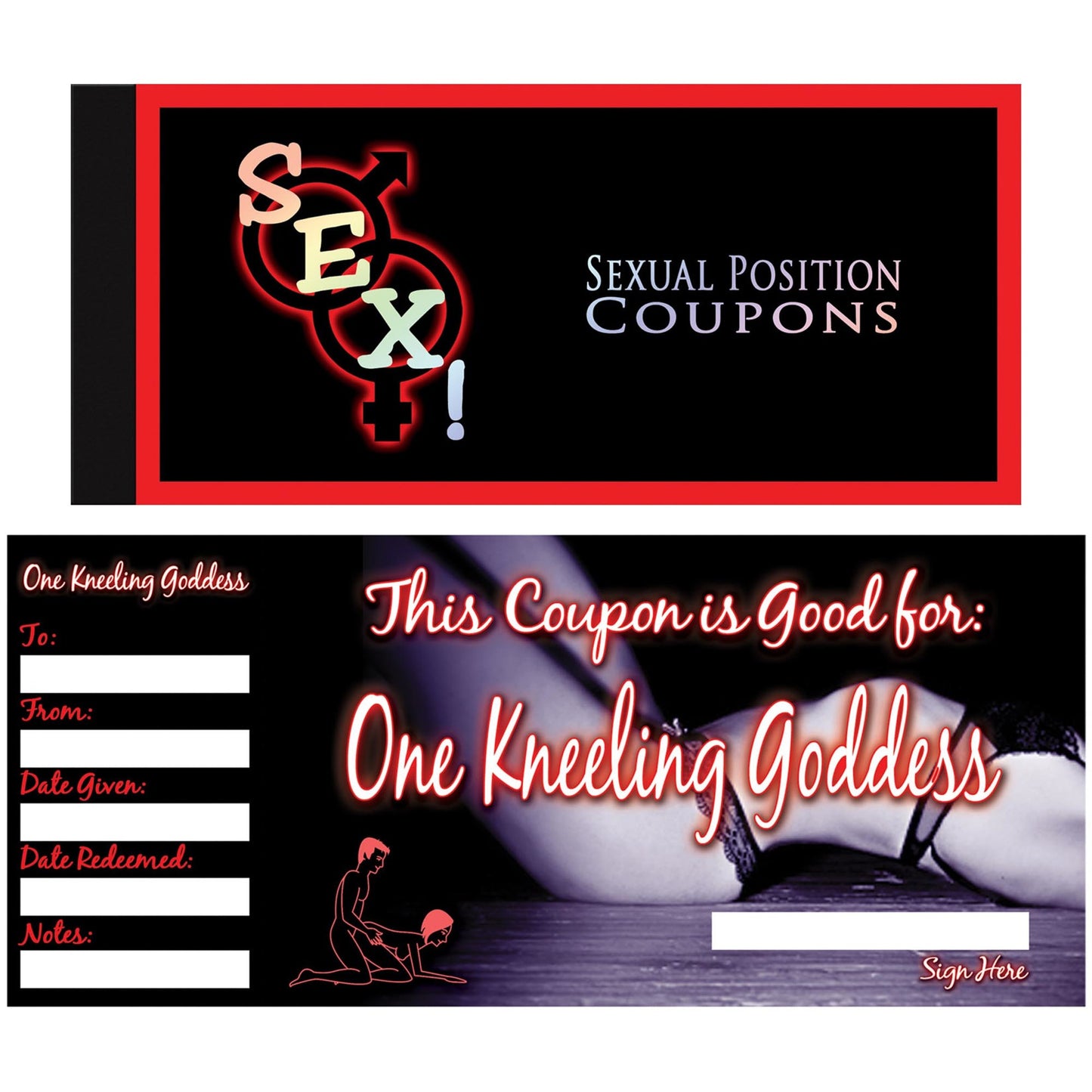 KG - Sexual Position Coupons (20) - Anglais
