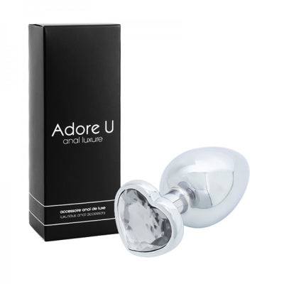 Anal Luxure - Plug Anal Coeur - Transp. - Grand