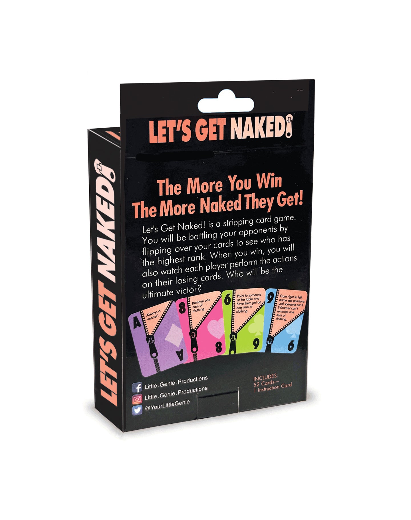 LG - Let's Get Naked Card Game - Anglais