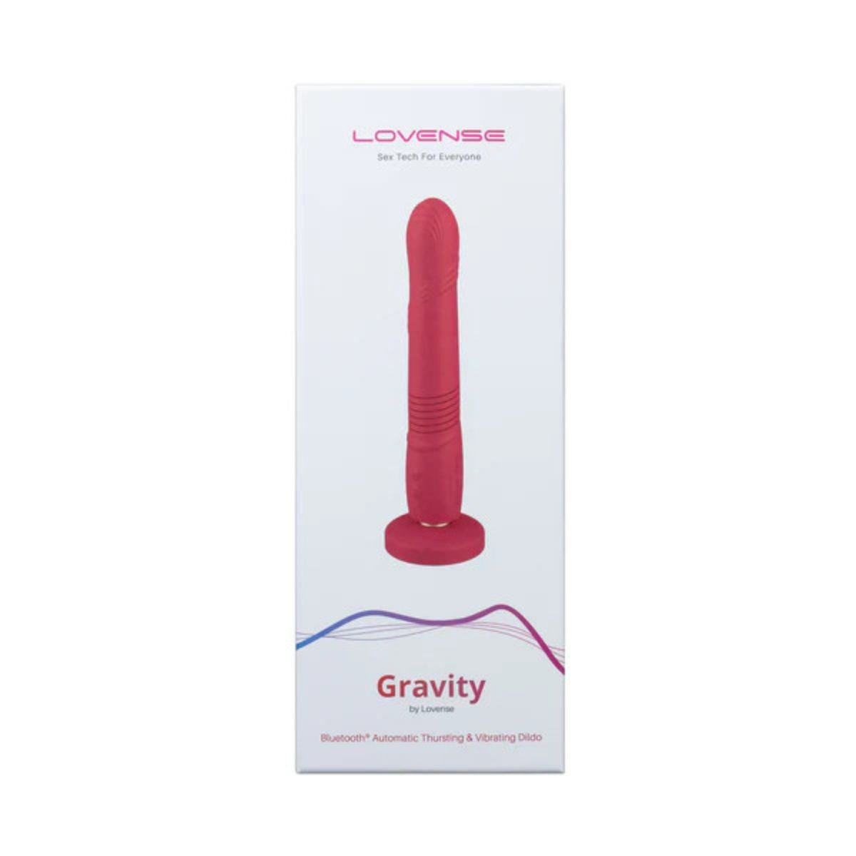Lovense - Gravity Thrusting & Vib. Dildo - Rouge