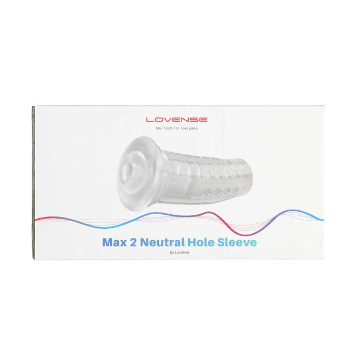 Lovense - Max 2 Neutral Hole Sleeve - Transp.