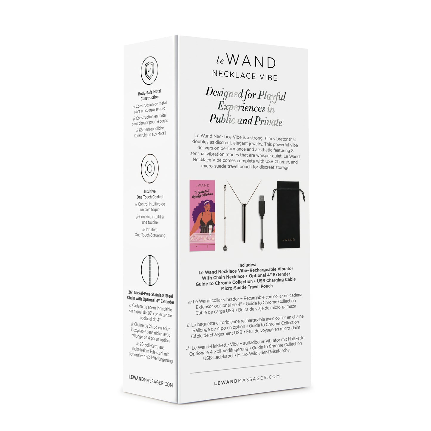 Le Wand - Collier Vibrant - Noir