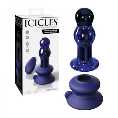 Icicles - Plug Anal Vibrante En Vitre - No.83 *Vente Finale*