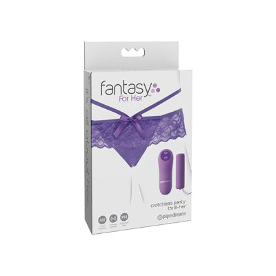 Crotchless Panty Thrill-Her Mauve
