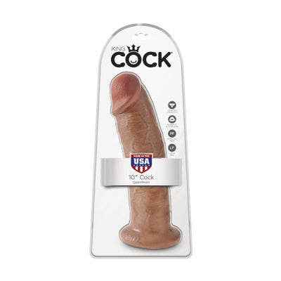 King Cock - Dildo 10 pouces - Bronzé