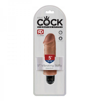 King Cock - 5 pouces Vibrating Stiffy - Bronzé