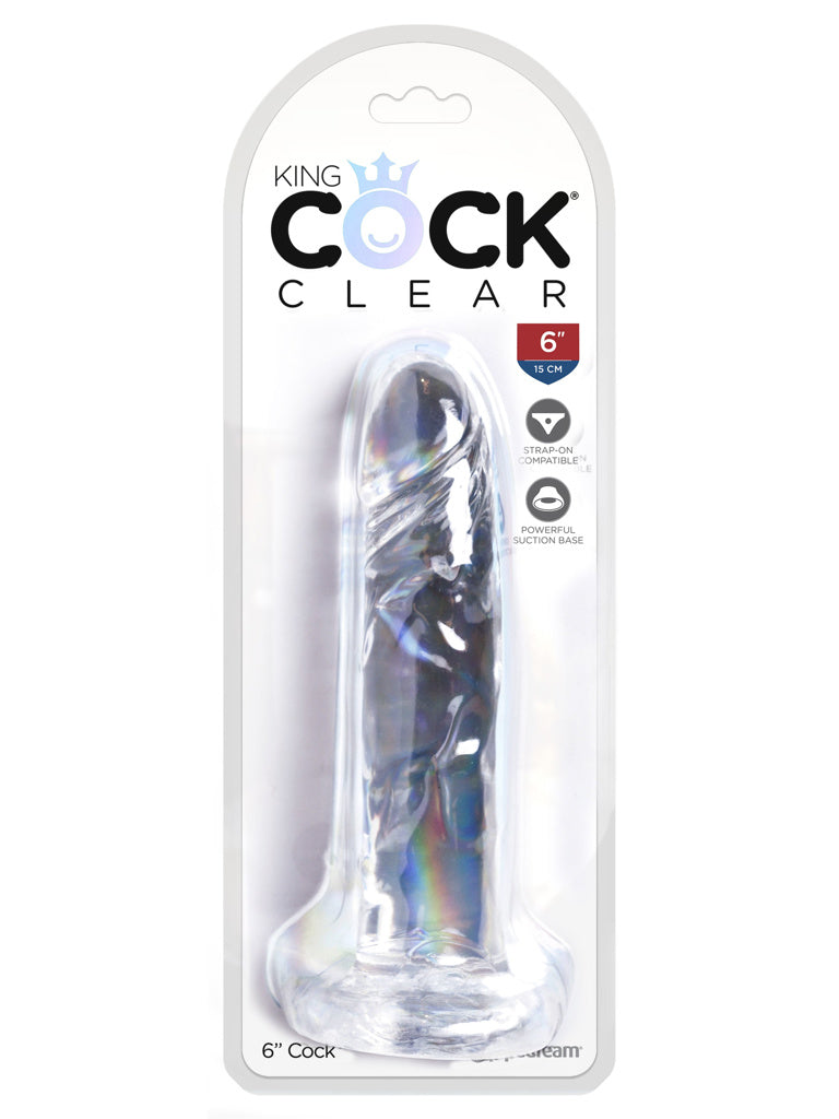 King Cock - Dildo 6 po - Transparent
