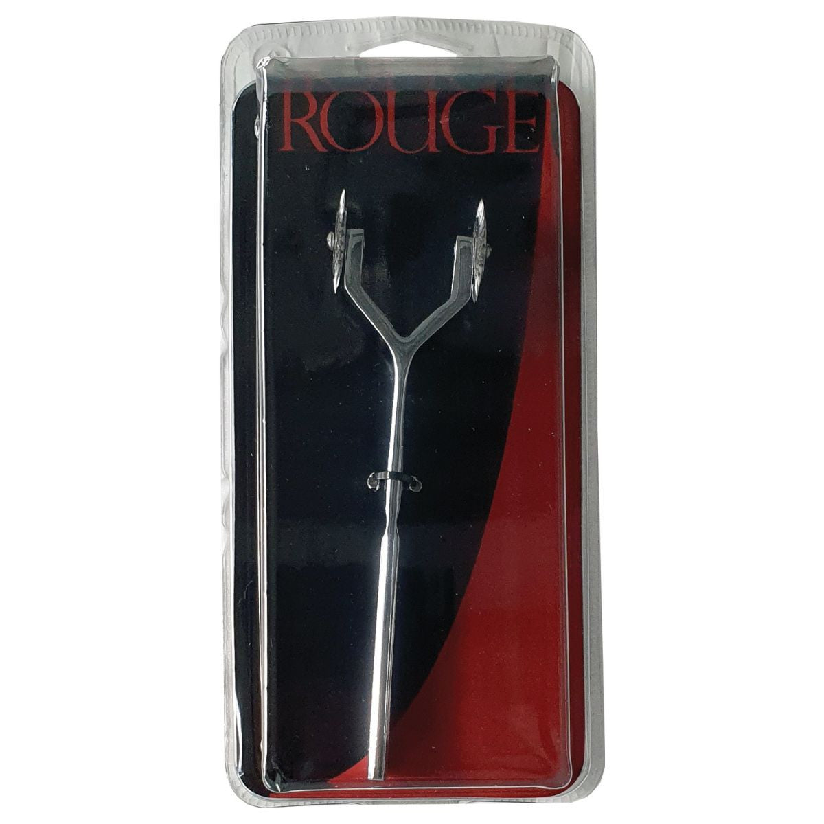 Rouge - Roues à Deux Broches en Acier Inoxydable