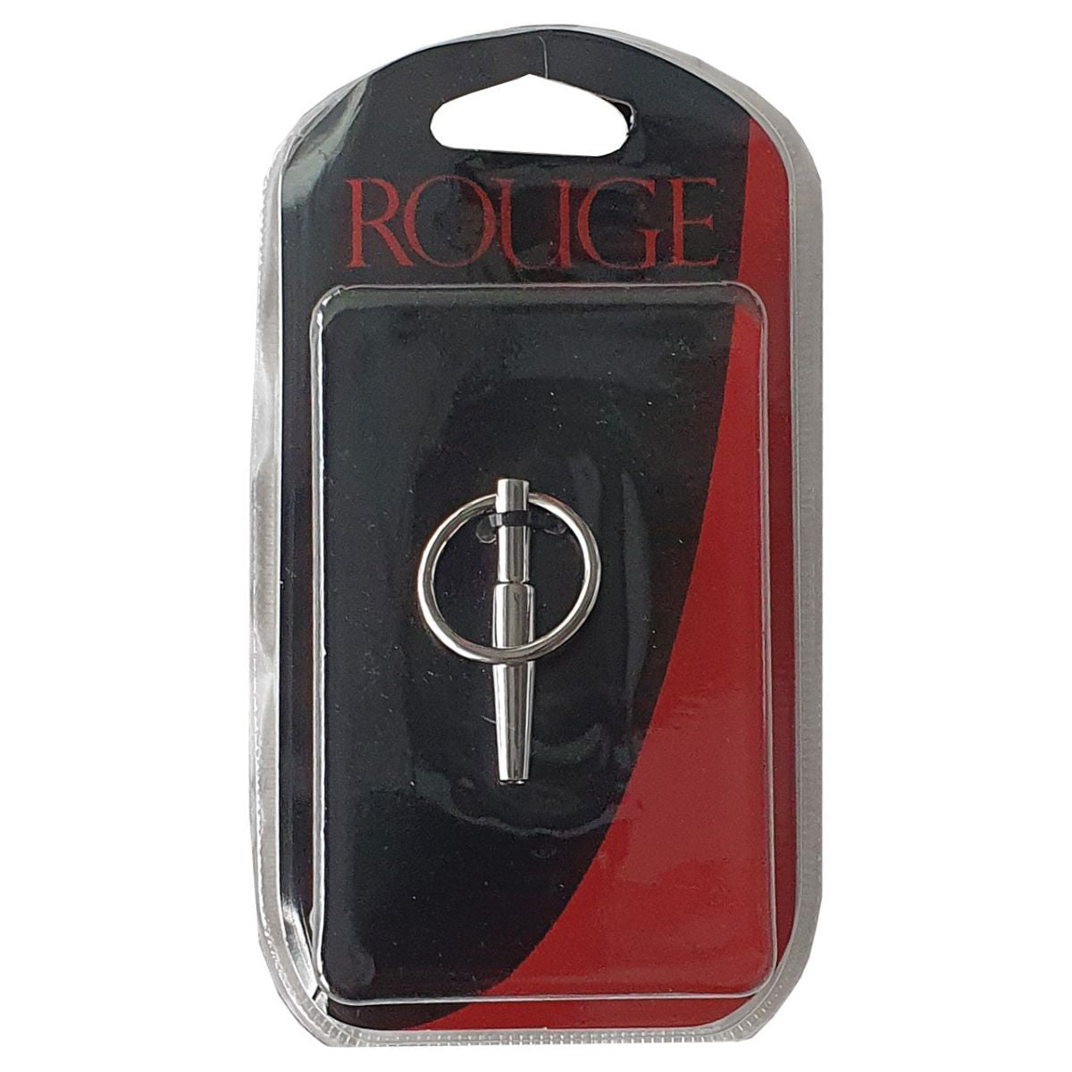 Rouge - Plug Urétral Simple en Acier Inoxydable