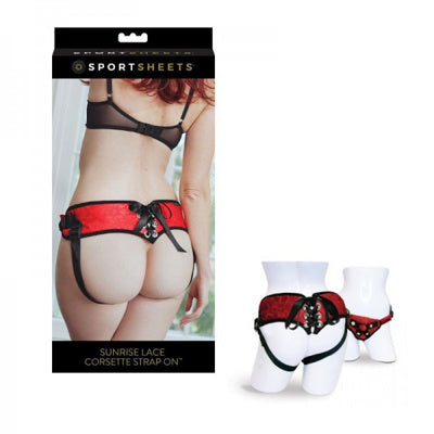 Sportsheets - Sunrise Lace Corsette Strap-On
