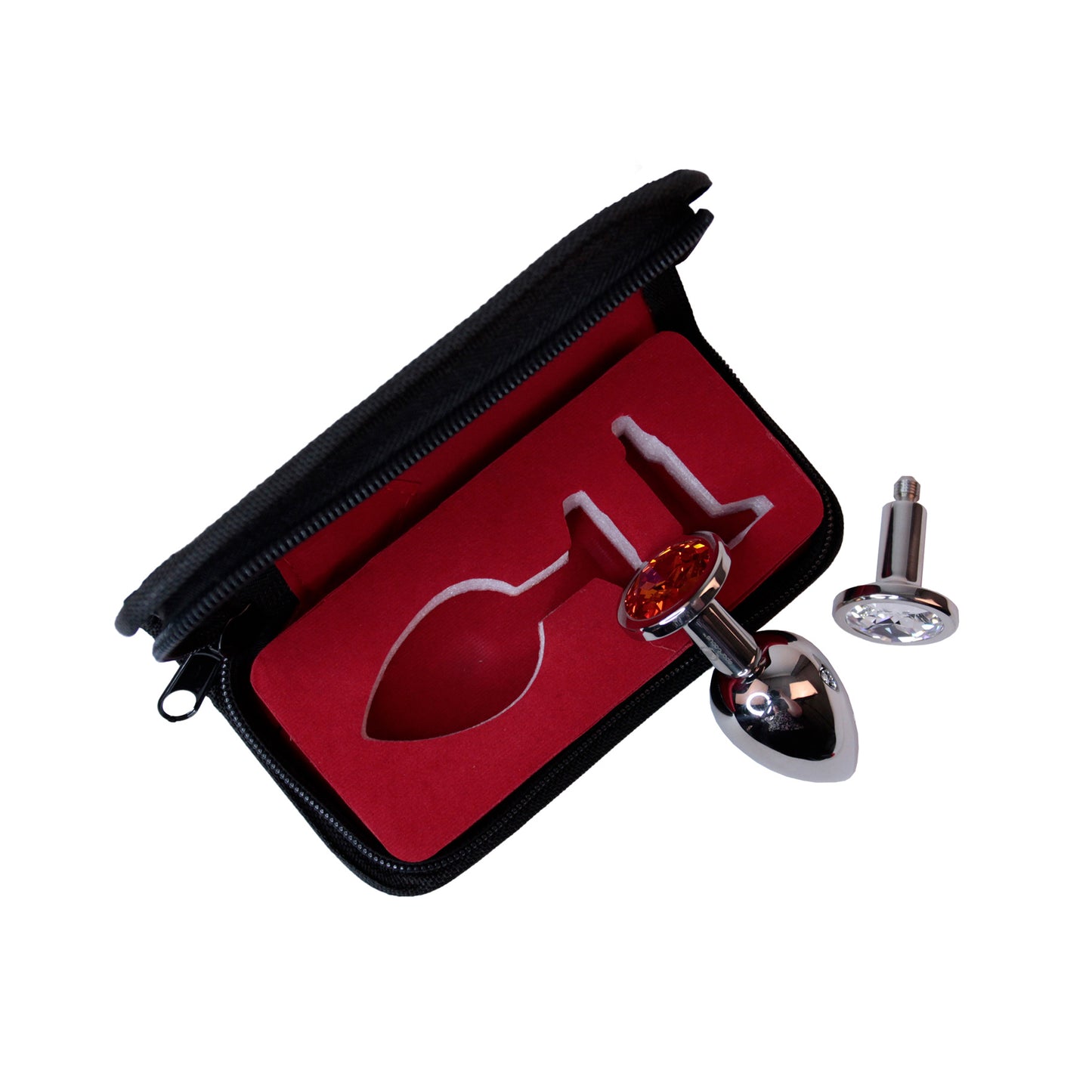 Spartacus - Plug Acier Inox Swarowski Asst - G