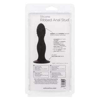 Calexotics - Silicone Ribbed Anal Stud