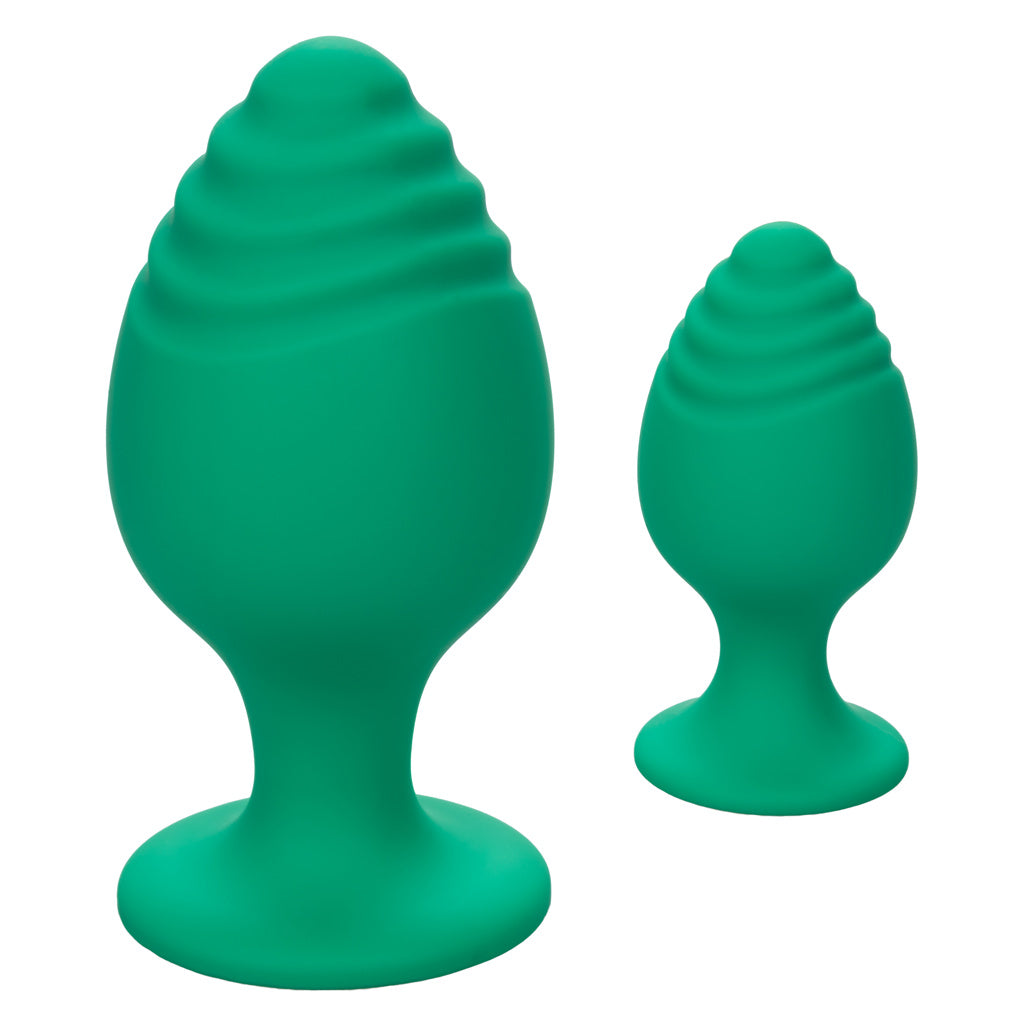 Calexotics - Ensemble Butt Plug Cheeky - Vert