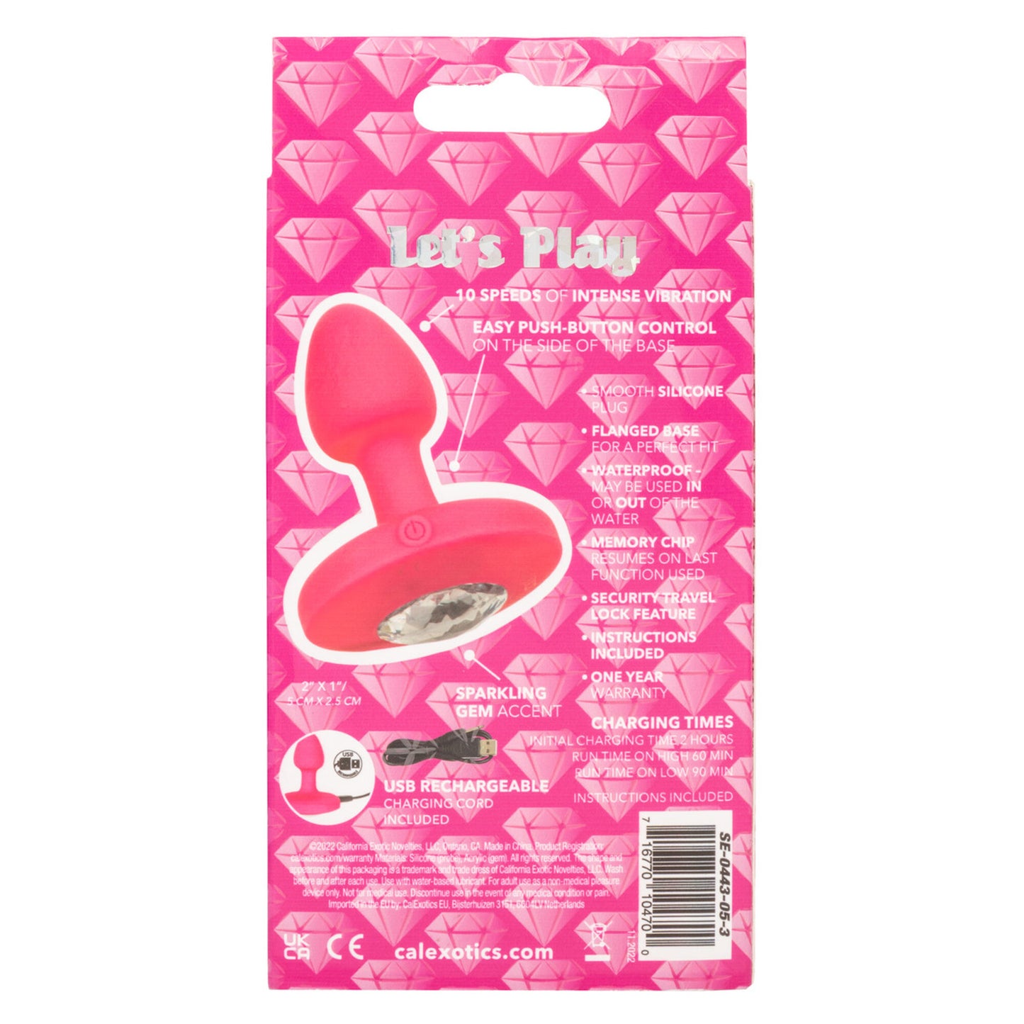 Cheeky Gems - Rechargeable Vib Probe Petit - Rose